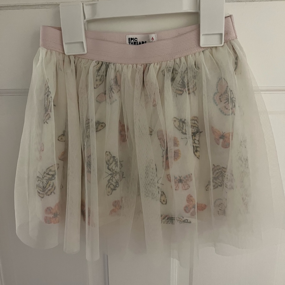 Epic threads girl butterfly skirt
